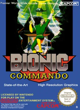 Bionic Commando (USA) (Capcom Classics Mini Mix) (Aftermarket) box cover front